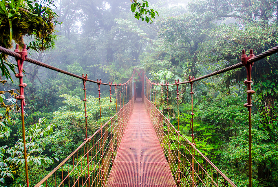 Lugares de Costa Rica para visitar en época lluviosa