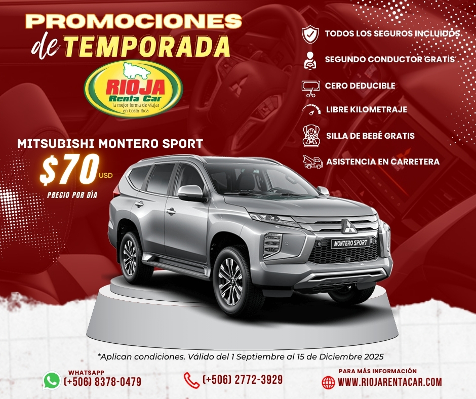 Promo Temporada 2025 Rioja Mitsubishi Montero Sport